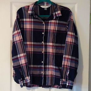 Long Sleeve Plaid Classic Shirt